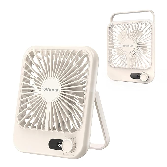 UN1QUE Slim Portable Desk Fan
