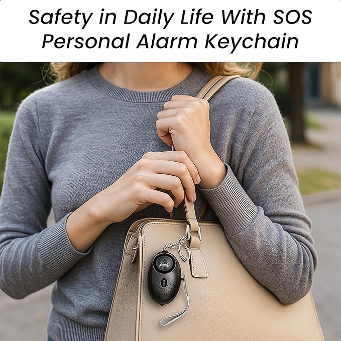 Emergency Keychain Device for Women Girls Kids & Elderly