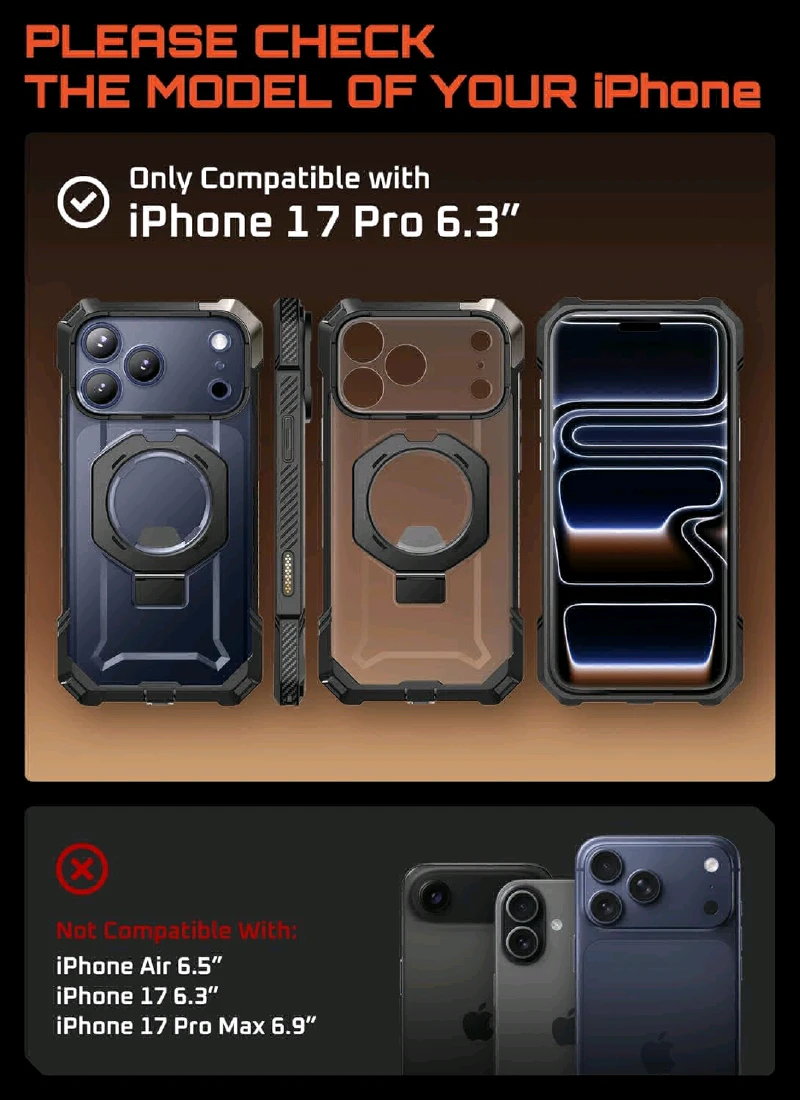 iPhone 17 Pro Back Cover Case